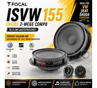 Focal Altavoces 2 vías ISVW155 Inside 15,5 cm para Volkswagen Jetta VI (2010-2014)