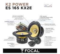 Focal K2 Power Es 165 KX2 Sistema Altavoces A 2 Bidireccional De 165mm 240W-120