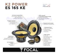 FOCAL K2 POWER ES165KE Sistema De Altavoces De 2 Vías De 165Mm 200W - 100 Wrms
