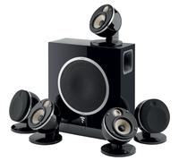 Focal Pack Dôme Flax 5.1 negro Subwoofer inalámbrico - Paquete de altavoces compactos