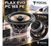 Focal Flax EVO PC165FE 2 vías coaxial 2 vías 165 mm altavoces coaxiales 1...