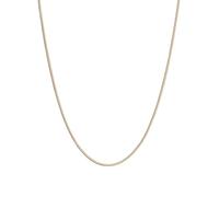 FOCALOOK 1.2mm Cadena Serpiente Redonda Mujer Acero Inoxidable 316L Collar Fino 20 Pulgadas para Colgante Joyería Básica Simple