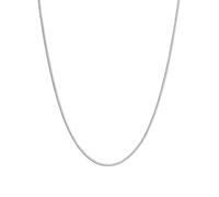FOCALOOK 1.2mm Cadena Serpiente Redonda Mujer Acero Inoxidable 316L Collar Fino 20 Pulgadas para Colgante Joyería Básica Simple