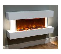 Focalpoint Chimenea eléctrica Ashford Wall Suite (Blanco) + Garantía BAUHAUS 5 años para equipos eléctricos y motorizados