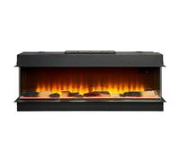 Focalpoint Chimenea eléctrica Eccentra 1250 (L x An x Al: 22,3 x 126,6 x 24,4 cm) + Garantía BAUHAUS 5 años para equipos eléctricos y motorizados