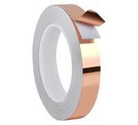 FOCCTS Cinta de cobre contra caracoles, 2 cm x 30 m, repelente de caracoles, protección contra caracoles para arriates altos, lámina de cobre, autoadhesiva, cinta eléctrica, cinta de cobre, cinta