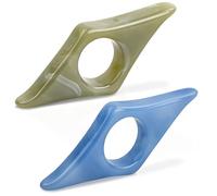 Focenat 2 Piezas Separador De Paginas Libro Pulgar Sujeta Libros Marcadores de Soporte de Página de Libro de Pulgar Marcador de Pulgar Transparente Soporte para Libro de Pulgar (A)