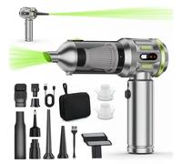 Focenat Aspirador de Mano,4 en 1 Aspirador de Mano Potente,20000Pa Aspiradora de Mano sin Cable,con Descarga de Polvo Automática con un Toque,3 Niveles de Succión,para Casa,Coche,Pelo de Mascota