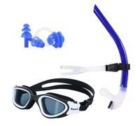 Focevi Snorkel de Natacion Frontal,Tubo de natación Central para Piscina,Apto para Adultos y niños Mayores de 12 años，Entrenar en la Piscina y en Aguas Abiertas