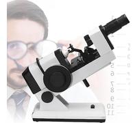 Focimetro de lente con grado ajustable y ruedas de astigmatismo, autocalibración para tienda de gafas y optometría clínica
