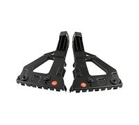 FOCKCPGEGV para A6 para S6 2005 2006 2007 2008 2009 2010 2011 4F0807227 4F0807228 Barra guía de Soporte Parachoques Soporte Placa navegación Motocicleta