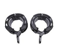 Focket Abrazaderas para Barra, 2 Piezas de bloqueos magnéticos de liberación rápida para Placa de Barra de Pesas con Almohadilla Interna de Silicona (Gris Oscuro)