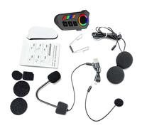 Focket Auriculares Bluetooth para Motocicleta, Altavoces para Casco BT 6.0 con Resistencia Al Agua IP65, de Comunicación de Intercomunicador para Casco, Música y Llamadas Manos Libres para esquí ATV