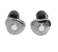 Focket Auriculares Intrauditivos con Monitor, Carcasa Metálica con Aislamiento de Ruido, Auriculares IEM con Cable, Cable Desmontable de 3,5 Mm con Conector Chapado en Oro para Músicos, Escenario,