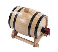 Focket Barril de Envejecimiento de Roble, Duradero Barriles de Roble para Envejecer Whisky, Barril de Whisky de Madera Barril de Vino Barril de Crianza de Whisky Envejece Tu Propio Whisky (5L)