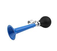 Focket Bicicleta Cuerno, 5 Colores 2.2 Pulgadas portátil Retro Ciclismo Metal Aire Caucho apretón Bombilla, no tóxico, con un Montaje de Metal, para Bicicletas, Bicicletas de montaña, etc(Azul)