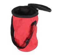 Focket Bolsa de Almacenamiento de Comida para Perros, Contenedor de Viaje de Gran Capacidad de Tela Oxford, Bolsa de Comida para Mascotas con Cubierta con Cremallera para Acampar, Alojamiento para