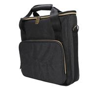 Focket Bolsa para Guardar Discos, Plegable, con Divisor y Correa para el Hombro, para Discos de 7, 10 y 12 Pulgadas. Capacidad para hasta 10 para Coleccionar Viajar