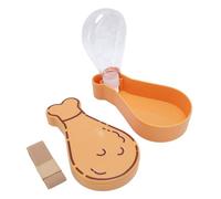 Focket Botella de Agua para Perros, Tazón de Agua de Cachorro de Gran Capacidad de Gran Capacidad con Recipiente de Alimentos para Aventuras de Mascotas Al Aire Libre