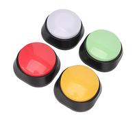 Focket Botones para Perros, Reproducción de Grabación de 30 Segundos, Botones Parlantes para Entrenamiento de Mascotas, Botón Grabable con Sonidos Personalizados para Entrenamiento de Comunicación con