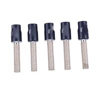 Focket Brocas de Diamante Seco para Cerámica, 5 Piezas de 8 Mm, Brocas para Azulejos con Cera de Enfriamiento Incorporada, Reducción de Fricción a Prueba de Calor, de Vidrio para Baldosas de
