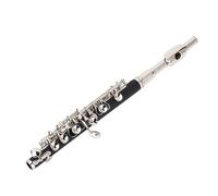 Focket C Piccolo, Metal Piccolo Instrument With Kit de Limpieza con Varilla de Sintonización para Principiantes Banda Escolar Orquesta