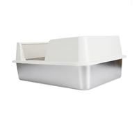 Focket Caja de de Acero Inoxidable, Encerrada con una Cucharada para Múltiples Gatos, Fácil, Limpio, Limpio, una Bandeja de Metal de la para Gatos, Bandeja de Metal (#2)