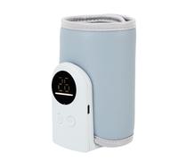 Focket Calientabiberones portátil de viaje, calienta biberones rápido de 18W para leche materna o de fórmula, con indicador de temperatura y luz nocturna, calienta leche sin agua (Tipo 2)