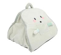 Focket Cama para Gatos Cueva, 2 en 1 con Manta para Mascotas Diseño Triangular Bordes Elevados Seguridad, Tienda para Gatos Cama para Cerrada con Algodón PP Suave y Transpirable para de Interior (S)