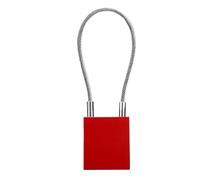 Focket Candados de Seguridad, 5 Juegos de Cerraduras de Cable de Acero con 10 Llaves, Kit LOTO Rojo para Mantenimiento de Equipos Eléctricos