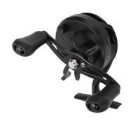 Focket Carrete de Pesca en Hielo en Línea, Rodamientos de Bolas 3+1, Relación de Transmisión 3:1, Control Magnético de Velocidad de Caída y Carrete de Aluminio Mecanizado por CNC (Mano Derecha)