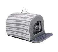 Focket Casa de Enfriamiento de Mascotas, de Gato Refugio de Verano de Enfriamiento Transpirable, Cómodo y Lindo a Rayas de Rayas Refrescante Casa de Mascotas con 6 Cajas de