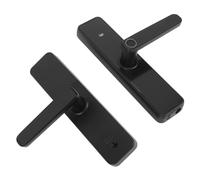 Focket Cerradura de Puerta Inteligente, Encendido Automático, Diseño Impermeable, Cerradura de Puerta con Huella Dactilar, Inteligente con, Tarjeta Deslizante con Huella Dactilar, Desbloqueo de