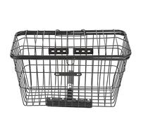 Focket Cesta Trasera de Almacenamiento, Cesta de Malla de Alambre de Hierro Grande con Cubierta para el Scooter de Movilidad Electromóvil