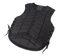 Focket Chaleco Ecuestre, Chaleco de Protección Protectora Ecuestre para la Equitación para Adultos, Paseando a Caballo Cómodo de Seguridad Reflectante de Seguridad Ajustable (S)