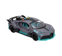 Focket Coche de Carreras, Vehículo Acrobático Impulsado por Fricción con Luces y Música para Niños de 3 a 5 Años, Coches de Juguete para Niños de 4 a 8 Años, Coche de Plástico Azul para Pequeños