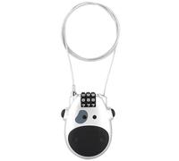 Focket Código de Inventario de Bloque para el Uso de una Combinación de Advertencia de 3 Digítica para la Seguridad de la Bicicleta, el Cochecito, el Tamaño del Tamaño (SILVER)