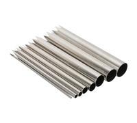 Focket Cortador de Orificio de Arcilla 8 PC, Cortador de Cerámica de Acero Inoxidable con Herramienta de Perforación Circular para la Elaboración de Arcilla con 8 Tamaños