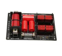 Focket Crossover de Altavoz de 3 Vías, Placa PCB de 400 W 2800 Hz con Soporte de Graves Mejorado con Agudos Claros para Separación de Frecuencias Altas y Bajas, Módulo Divisor de Frecuencia de