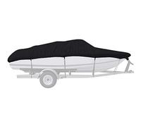 Focket Cubierta del Barco, Doble Capa Impermeable a Prueba de Rayos UV Tela de Oxford en Forma de V Cubierta de yate Sombrilla Cubierta Protectora antiherrumbre para lancha de Pesca(530X290 (210D))