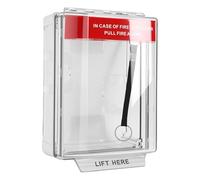 Focket Cubierta para Punto de Llamada contra Incendios, Protector Protector con Diseño IP67 a Prueba de Agua y Calor, Instalación Segura a Presión para Equipos de Emergencia Al Aire