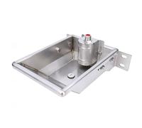 Focket Dispensador de Agua para Ganado y Ovejas de Acero Inoxidable, Cuenco de Agua Automático para Ganado Resistente con Grifo de Bola Flotante, para Cabras, Terneros, Cerdos, Perros,