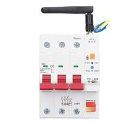 Focket Disyuntor Inteligente, Control Remoto WiFi 63A Disyuntor Miniatura, Protección contra Fugas con Control de Voz de la Aplicación para Uso Industrial Doméstico
