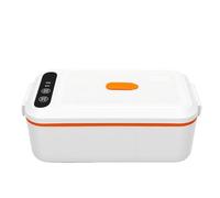 Focket Eléctrica, Calentador de Alimentos Portátil Recargable con Olla Interior Desmontable de Acero Inoxidable 304, con Calefacción de 40 W con una Tecla para Oficina, Escuela y Picnic