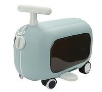 Focket Equipaje para Viajar, Carga de 25 Kg, Maleta para Viajar de Gran Capacidad con Correa de Pedal Plegable de 90 °, Ruedas Giratorias, Maleta para Niños, Equipaje con Ruedas para (Blue)