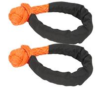 Focket Grillete Suave, 21 Toneladas de Resistencia a la Rotura Grilletes de Cuerda de Recuperación Sintéticos Livianos, Grilletes de Remolque con Funda de Tela Oxford Cuerda Flexible para Camiones SUV