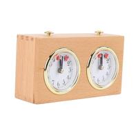 Focket Herramienta Mecánica de Reloj de Ajedrez de Madera con Diseño Retro para Ajedrez Chino Weiqi
