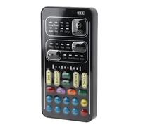 Focket I9 Changer de Voz Configure Ocho Sonidos Diferentes Que Graban una Tarjeta de Sonido Multifuncional para los Anclajes del Juego, Sorprenden a Tus Amigos en el Juego, Control de Luces LED