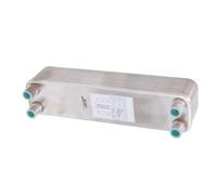 Focket Intercambiador de Calor de Placas, Intercambiador de Calor Compacto de Agua a Agua de Acero Inoxidable 304 de 4,5 MPa, de de Placas Soldadas con Soldadura de Cobre para Enfriamiento de Mosto de