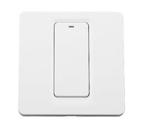 Focket Interruptor WiFi Inteligente para Calentador de Agua, Interruptor de Pared Inteligente para Caldera con Temporizador y Control por Voz, Compatible con Assistant (Blanco)